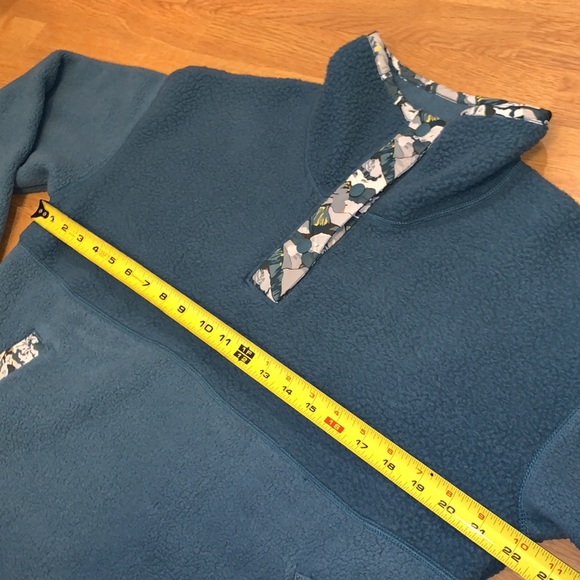 NWT The North Face Liberty Quarter Snap Pullover - Blue - Picture 3 of 11